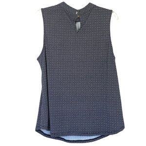 NWOT Adriana Papell navy top